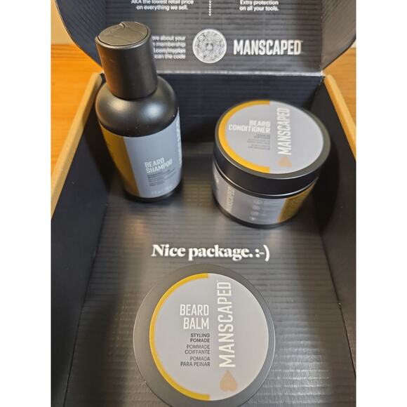 MANSCAPED® Beard Grooming Set (Beard Balm, Shampoo, & Conditioner) - Picture 3 of 9